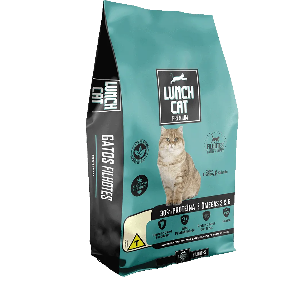 Saco de ração Lunch Cat para gatos filhotes